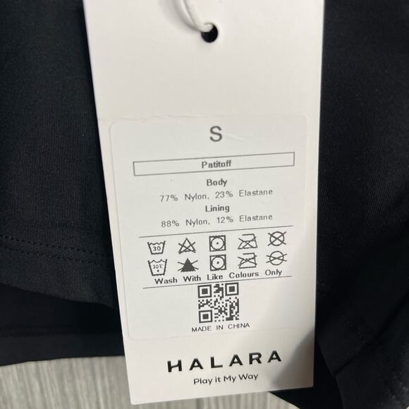 Halara Patitoff 2.0 Pet Hair Resistant Padded Cropped Yoga Cami in Black S NWT - Picture 9 of 10